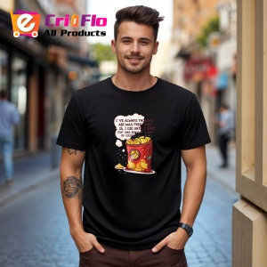 Tricou Free Air Until Bag Of Crisps, Copii | Dama | Barbat, culoare negru