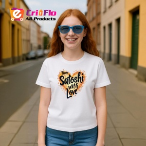 Tricou from satoshi with love, de la satoshi cu dragoste, Copii | Dama | Barbat - Img 8