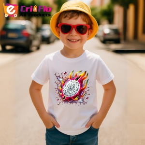 Tricou Fruct dragon si explozie tropicala, Fructe, Copii | Dama - Img 3