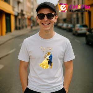 Tricou Frumoasa si bestia poveste clasica de dragoste animata Disney, Copii | Dama | Barbat - Img 5