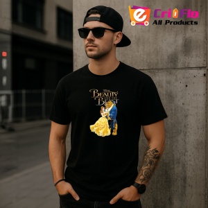 Tricou Frumoasa si bestia poveste clasica de dragoste animata Disney, Copii | Dama | Barbat , tricou negru - Img 11