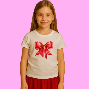 Tricou Funda Rosie Cu Clopotel Galben, din bumbac 100%, tricou alb, Copii | Dama | Barbat - Img 2