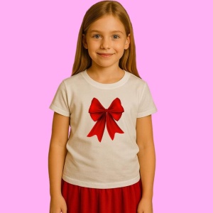 Tricou Funda Rosie Satin Lata, din bumbac 100%, tricou alb, Copii | Dama | Barbat - Img 2