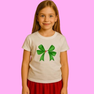 Tricou Funda Verde Satin 2, din bumbac 100%, tricou alb, Copii | Dama | Barbat - Img 2