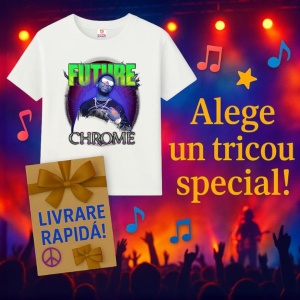 Tricou Future - Chrome Glow, muzica Pop, Dama | Barbat | Copii - Img 12