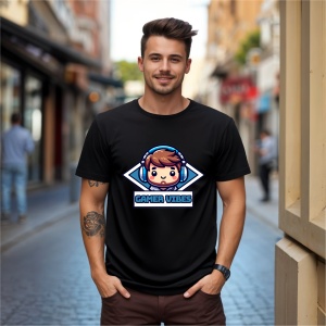 Tricou Gamer vibes Negru, Copii | Dama | Barbat - Img 7
