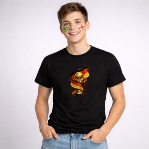 Tricou Germany World Cup Fifa 2026, din bumbac 100%, tricou negru, Copii | Dama | Barbat
