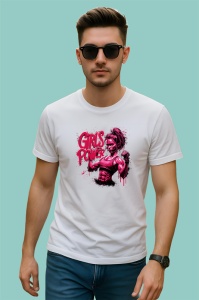 Tricou Girls Power Fata Fitness Rosa, Copii | Dama | Barbat - Img 2