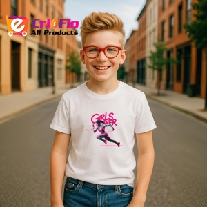 Tricou Girls Power Sportiva Roz, Copii | Dama | Barbat - Img 8