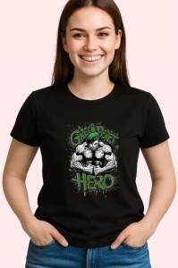Tricou Greek Hero Muschi Zeu, Copii | Dama | Barbat, culoare negru - Img 4