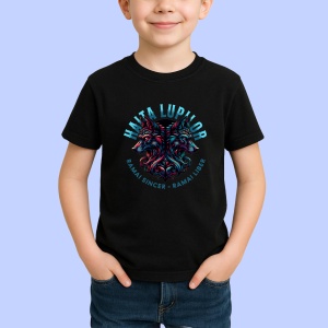 Tricou Haita lupilor , ramai sincer Negru, Copii | Dama | Barbat