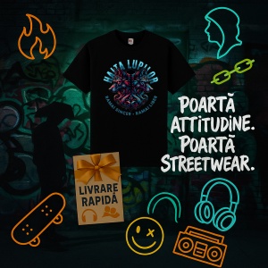 Tricou Haita lupilor , ramai sincer Negru, Copii | Dama | Barbat - Img 10