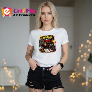 Tricou Haos Tactic Total Antrenor Fotbal Amuzant, din bumbac 100% , tricou alb pentru Copii | Dama | Barbat - Img 7