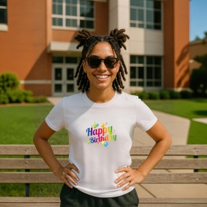 Tricou Happy Birthday Colorat - Copii | Dama | Barbat - Img 10