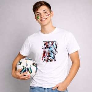 Tricou Harry Kane England World Cup Fifa 2026 V2, din bumbac 100%, tricou alb, Copii | Dama | Barbat - Img 2