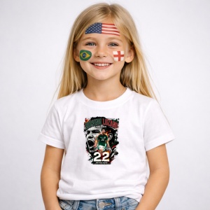 Tricou Hirving Lozano Mexico World Cup Fifa 2026, din bumbac 100%, tricou alb, Copii | Dama | Barbat - Img 2