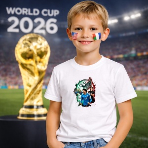 Tricou Hirving Lozano Mexico World Cup Fifa 2026 V5, din bumbac 100%, tricou alb, Copii | Dama | Barbat - Img 5
