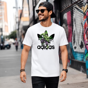 Tricou Hulk Gigantul Verde Graffiti Urban Logo Negru Street Art, din bumbac 100% Copii | Dama | Barbat - Img 5