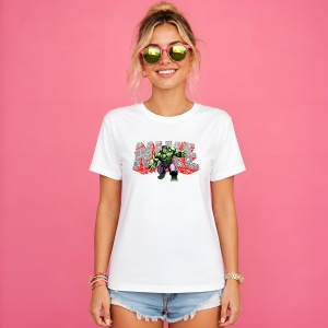 Tricou Hulk Graffiti Urban Fundal Rosu Gri, din bumbac 100% Copii | Dama | Barbat - Img 3