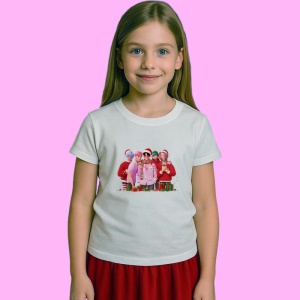 Tricou Huntrix K Pop Hunters Demon Grup Baieti Stil Kpop Sarbatori, din bumbac 100%, tricou alb, Copii | Dama | Barbat