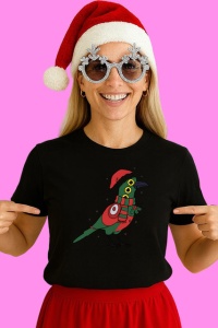 Tricou Huntrix K Pop Hunters Demon Pasare Festiva Stil Cartoon, din bumbac 100%, tricou negru, Copii | Dama | Barbat - Img 2