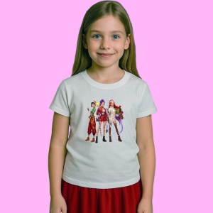 Tricou Huntrix K Pop Hunters Demon Scena Personaj Kpop Concert Craciun, din bumbac 100%, tricou alb, Copii | Dama | Barbat - Img 2