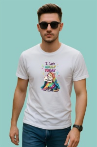 Tricou I Cant Adult Today Try Tomorrow, Copii | Dama | Barbat - Img 2