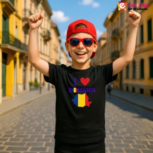 Tricou I'm from Romania 2 Negru |Colectia Tricouri Romania - Img 2