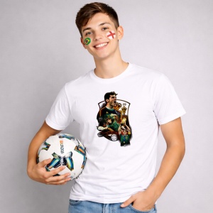 Tricou Iker Casillas Spain World Cup Fifa 2026, din bumbac 100%, tricou alb, Copii | Dama | Barbat - Img 3