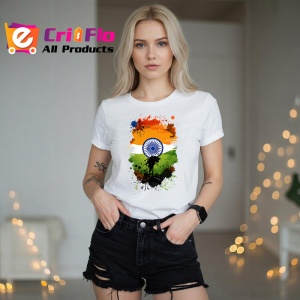Tricou India Steag Splash Art, Copii | Dama | Barbat - Img 10