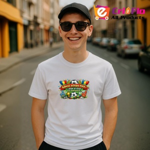 Tricou Iubesc Echipa Mea Suporteri Stadion V1, din bumbac 100% , tricou alb pentru Copii | Dama | Barbat - Img 10