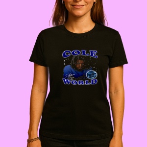 Tricou J. Cole, muzica Hip-Hop / Trap, Dama | Barbat | Copii, Culoare Negru