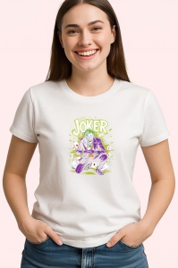 Tricou joker stropi verzi in miscare, Copii | Dama | Barbat - Img 4