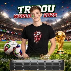 Tricou Jonathan David Canada World Cup Fifa 2026 V2, din bumbac 100%, tricou negru, Copii | Dama | Barbat - Img 6