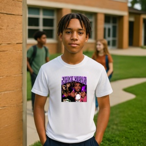 Tricou Juice WRLD - Purple Pose, muzica Pop / Country), Dama | Barbat | Copii - Img 4