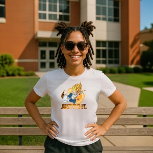 Tricou Just Do IT Dragon Ball Z Tricou Alb - Copii | Dama | Barbat - Img 3