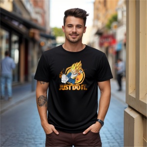 Tricou Just Do IT Dragon Ball Z Tricou Negru - Copii | Dama | Barbat - Img 9
