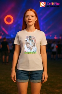 Tricou KPOP dama cu trupa formatia BAEKHYUN EXO 1 , music Coreean 143 - Img 8