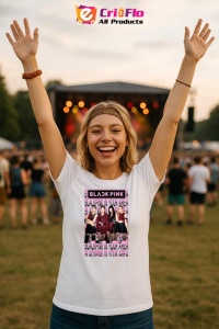 Tricou KPOP dama cu trupa formatia BLACKPINK 12 , music Coreean 160 - Img 9