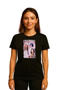 Tricou KPOP dama cu trupa formatia CHAEYOUNG 10 , music Coreean 199 - Img 2