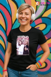 Tricou KPOP dama cu trupa formatia JIHYO 3 , music Coreean 233 - Img 5