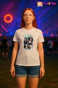 Tricou KPOP dama cu trupa formatia MINA , music Coreean 268 - Img 6