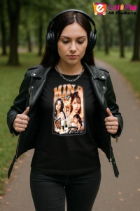 Tricou KPOP dama cu trupa formatia MINA TWICE , music Coreean 269 - Img 6