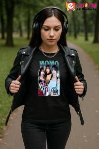 Tricou KPOP dama cu trupa formatia MOMO , music Coreean 271 - Img 5