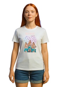 Tricou KPOP dama cu trupa formatia ROSE 3 , music Coreean 280 - Img 3