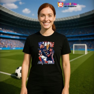 Tricou Kylian Mbappe Allez les Bleus - Copii | Dama | Barbat - Img 10