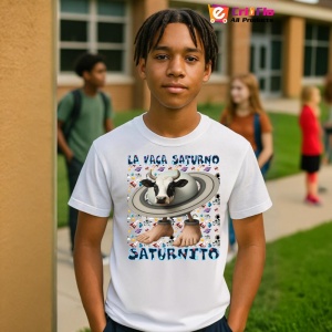 Tricou La Vaca Saturno Saturnita 3 ** Tralalero Tralala Copii | Dama | Barbat - Img 10