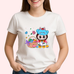 Tricou Labubu cos paste, Unisex Dama si Barbat | Copii - Img 2