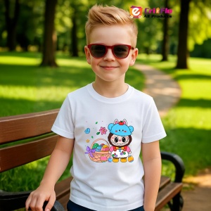 Tricou Labubu cos paste, Unisex Dama si Barbat | Copii - Img 5