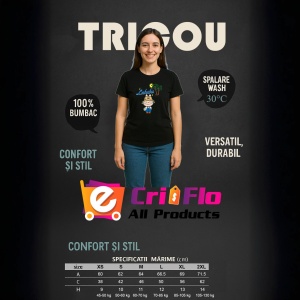 Tricou Labubu detectiv, Unisex Dama si Barbat | Copii, Culoare Negru - Img 7